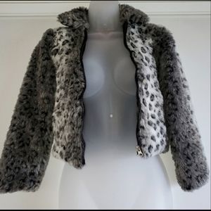 Bongo girl faux fur zip up jacket 4/5